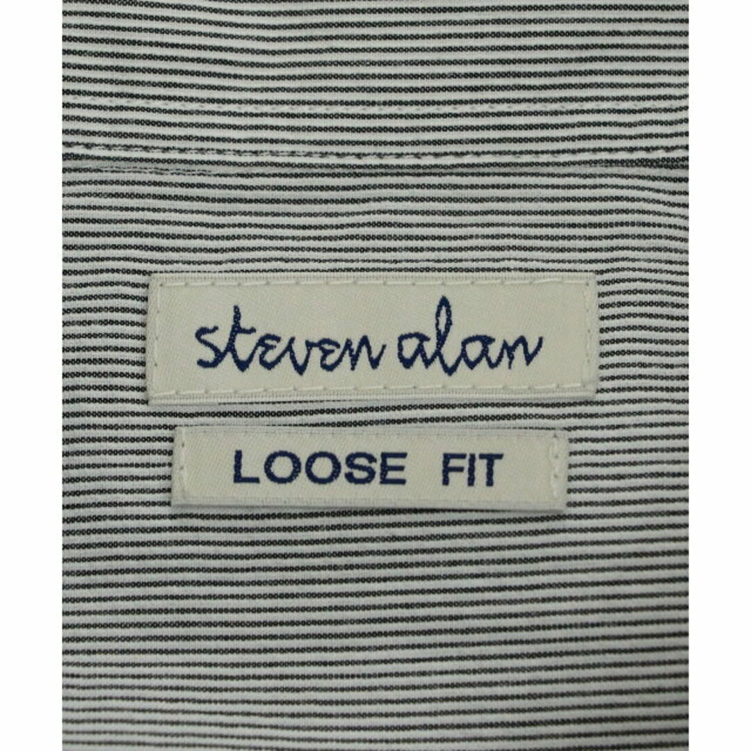 steven alan(スティーブンアラン)の【LT.GRAY】<Steven Alan> CORD/STRIPE REGULAR COLLAR SHORT SLEEVE SHIRT -LOOSE/シャツ その他のその他(その他)の商品写真