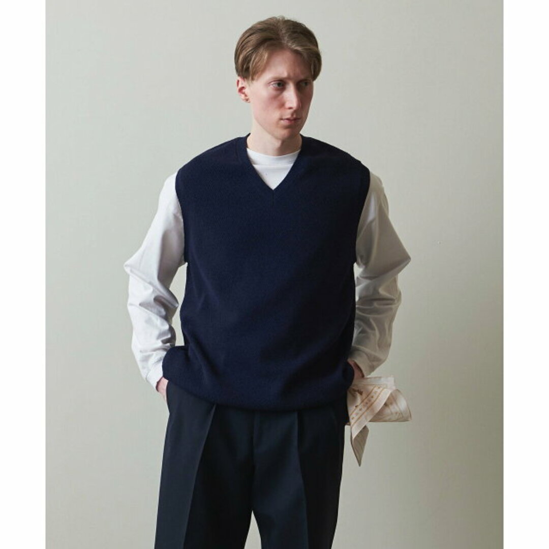 steven alan(スティーブンアラン)の【NAVY】<Steven Alan> BCL EYELET VEST -LOOSE/ベスト その他のその他(その他)の商品写真