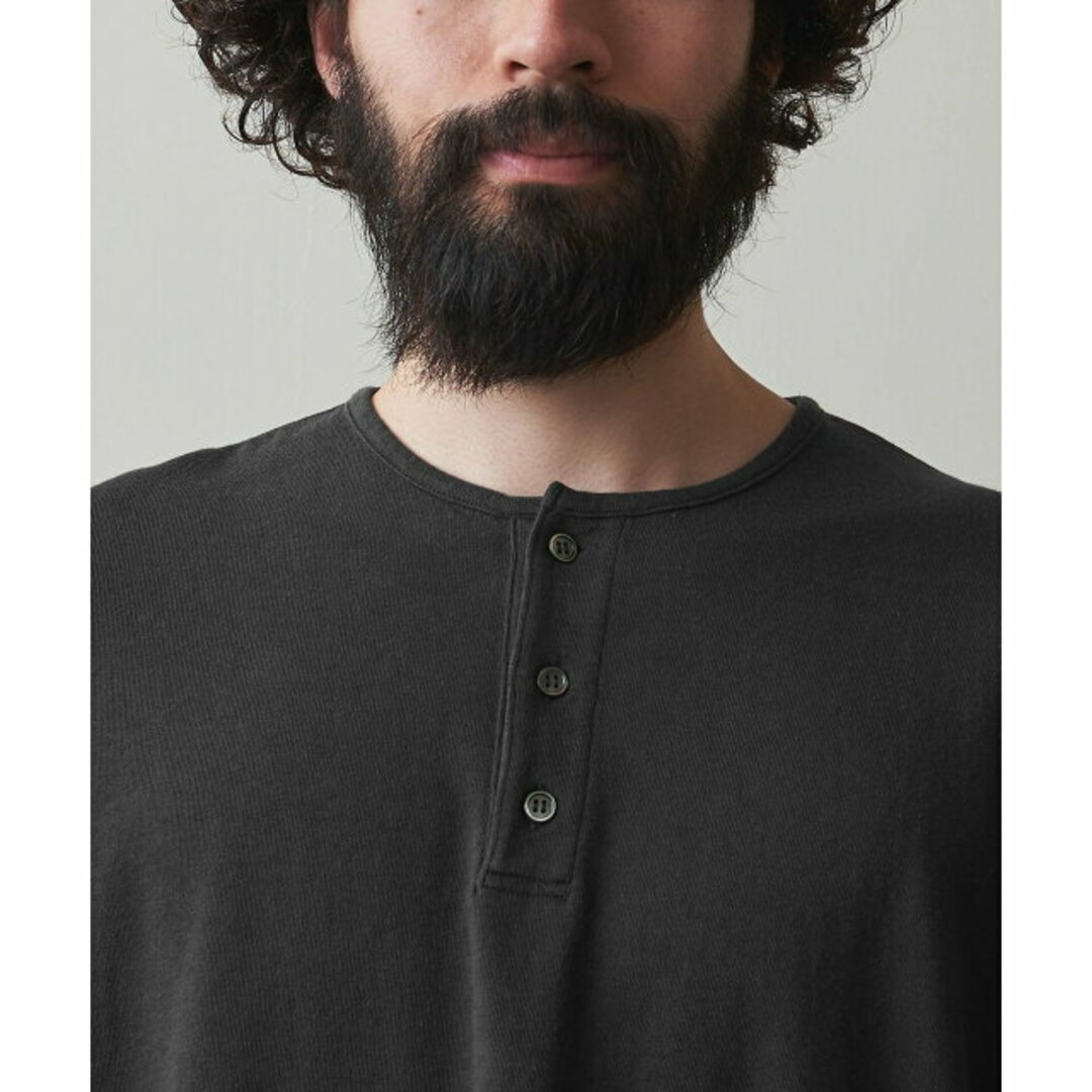 steven alan(スティーブンアラン)の【DK.GRAY】<Steven Alan> CR HENLEY NECK SSL TEE -LOOSE/Tシャツ その他のその他(その他)の商品写真