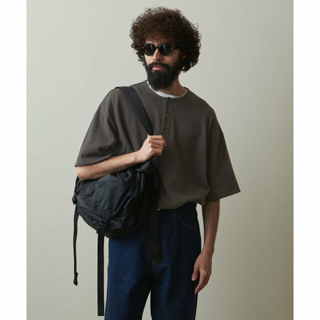 steven alan(スティーブンアラン)の【DK.BROWN】【S】<Steven Alan> CR HENLEY NECK SSL TEE -LOOSE/Tシャツ その他のその他(その他)の商品写真