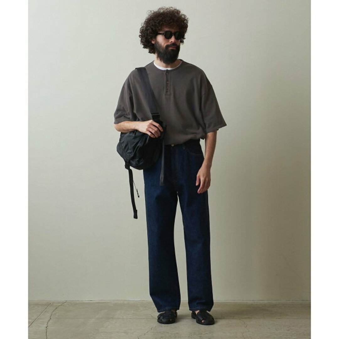 steven alan(スティーブンアラン)の【DK.BROWN】【L】<Steven Alan> CR HENLEY NECK SSL TEE -LOOSE/Tシャツ その他のその他(その他)の商品写真