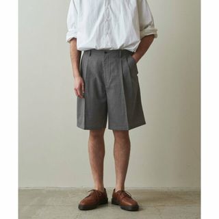 スティーブンアラン(steven alan)の【MD.GRAY】<Steven Alan> MGD/CHECK 2PLEATED WIDE SHORT PANTS/パンツ(その他)