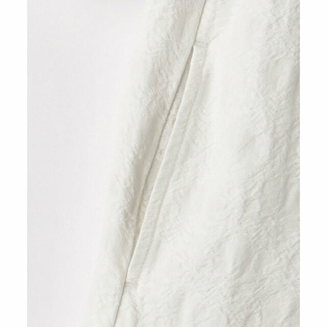 UNITED ARROWS green label relaxing(ユナイテッドアローズグリーンレーベルリラクシング)の【OFF WHITE】【120cm】ジャカード パフカラー ワンピース(ホワイト)110cm-130cm キッズ/ベビー/マタニティのキッズ服女の子用(90cm~)(ワンピース)の商品写真