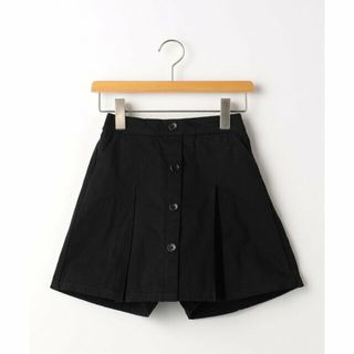 ユナイテッドアローズグリーンレーベルリラクシング(UNITED ARROWS green label relaxing)の【BLACK】TJ ツイル タックプリーツ キュロット 110cm-130cm<br>(パンツ/スパッツ)