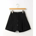 【BLACK】TJ ツイル タックプリーツ キュロット 110cm-130cm<