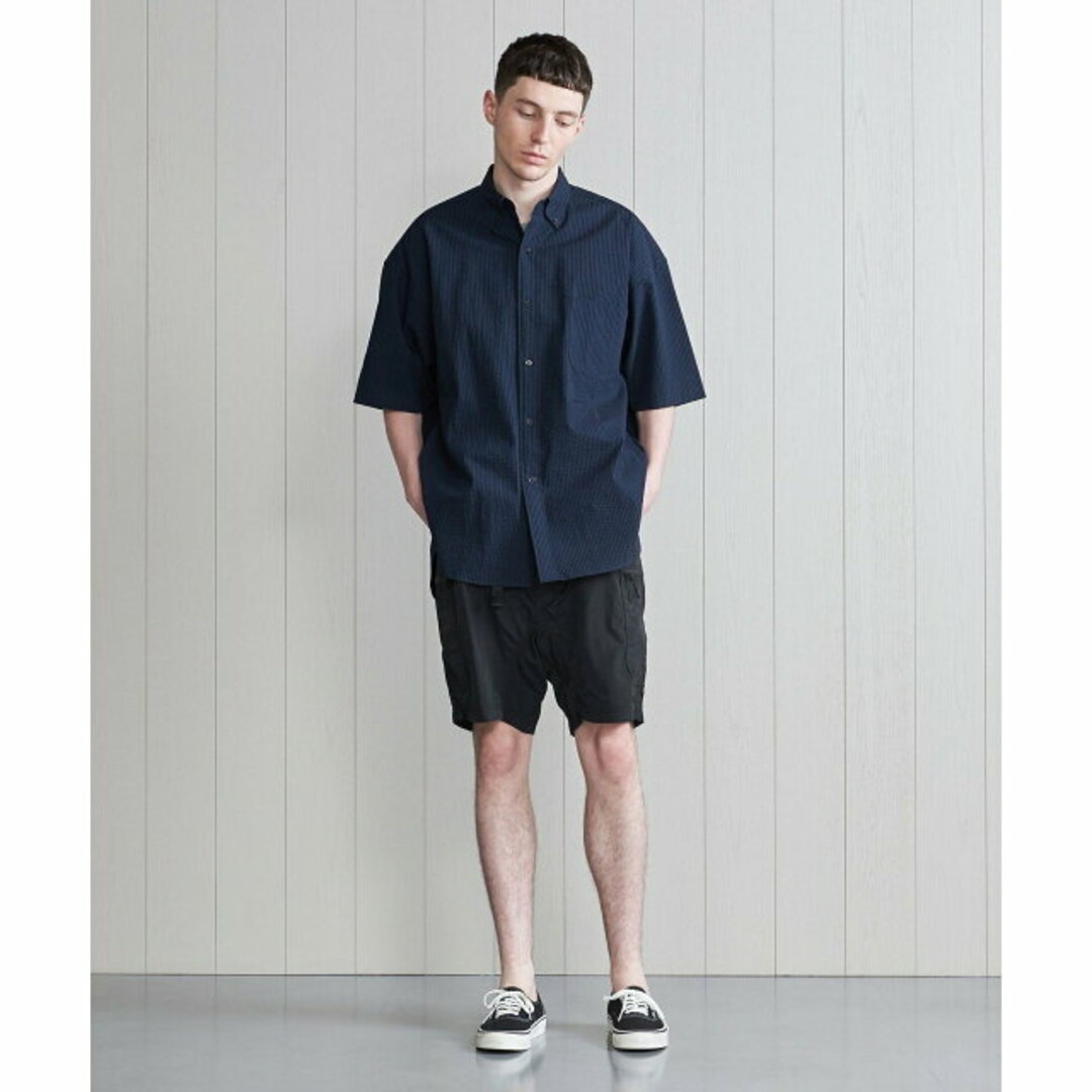 BEAUTY&YOUTH UNITED ARROWS(ビューティアンドユースユナイテッドアローズ)の【NAVY】<koti BEAUTY&YOUTH>シアサッカー ショートスリーブ シャツ メンズのトップス(シャツ)の商品写真