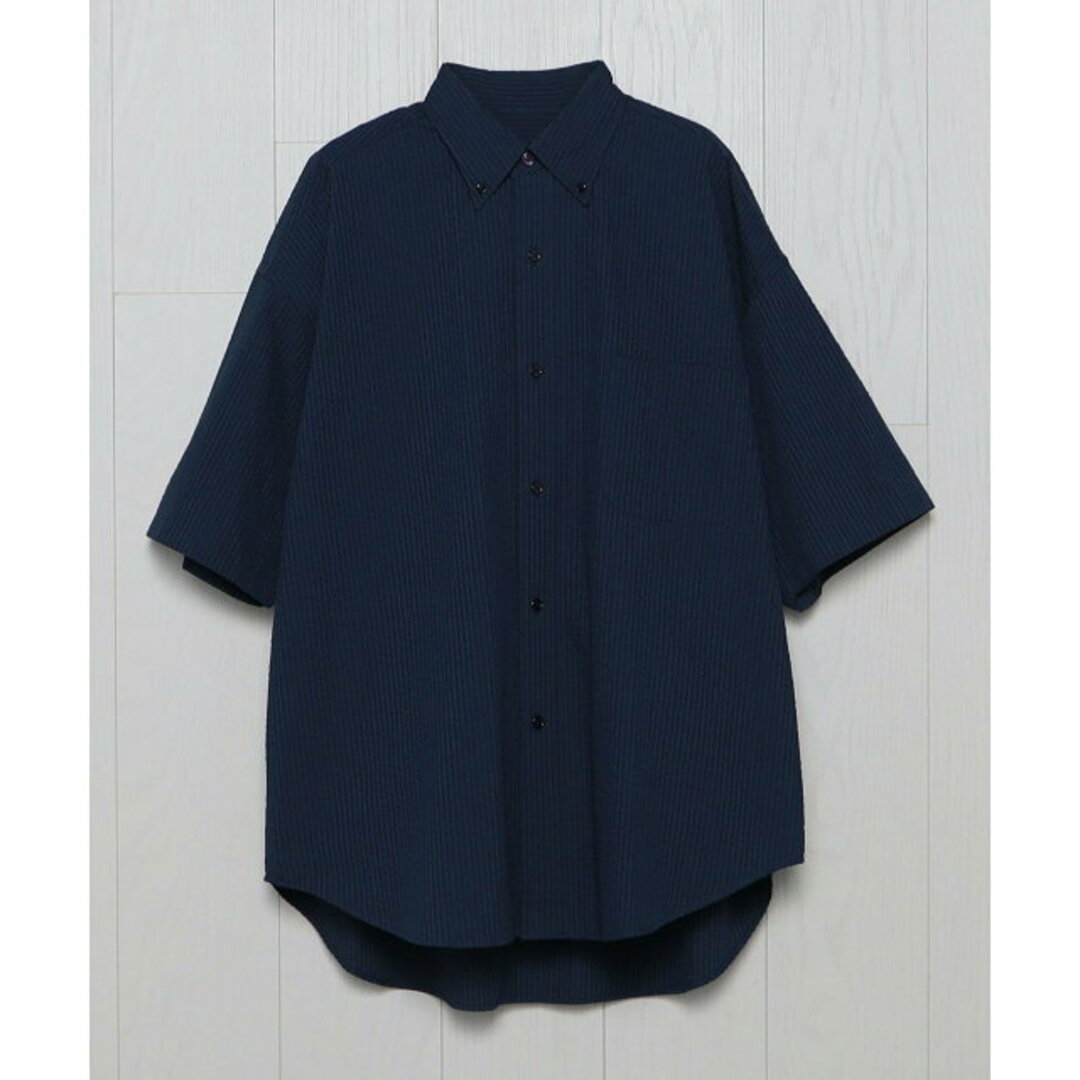 BEAUTY&YOUTH UNITED ARROWS(ビューティアンドユースユナイテッドアローズ)の【NAVY】<koti BEAUTY&YOUTH>シアサッカー ショートスリーブ シャツ メンズのトップス(シャツ)の商品写真