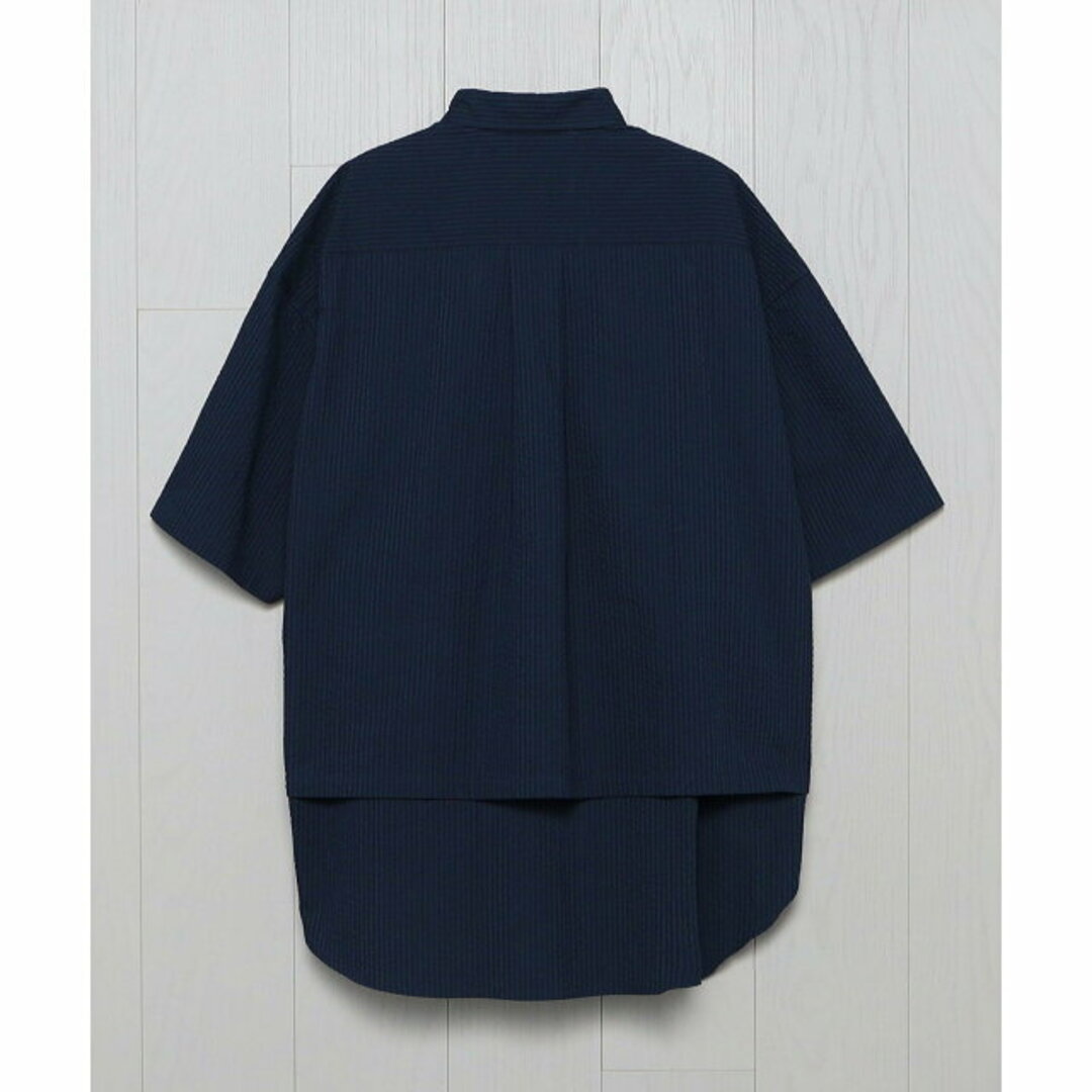 BEAUTY&YOUTH UNITED ARROWS(ビューティアンドユースユナイテッドアローズ)の【NAVY】<koti BEAUTY&YOUTH>シアサッカー ショートスリーブ シャツ メンズのトップス(シャツ)の商品写真