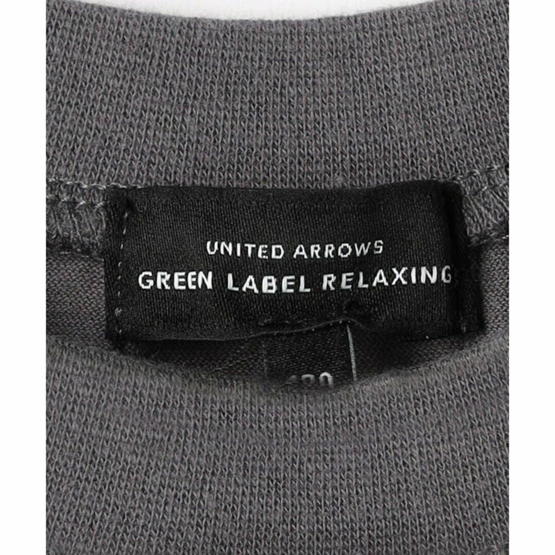 UNITED ARROWS green label relaxing(ユナイテッドアローズグリーンレーベルリラクシング)の【DK.GRAY】【110cm】TJ カレッジ ストライプフリル ワンピース 100cm-130cm キッズ/ベビー/マタニティのキッズ服女の子用(90cm~)(ワンピース)の商品写真