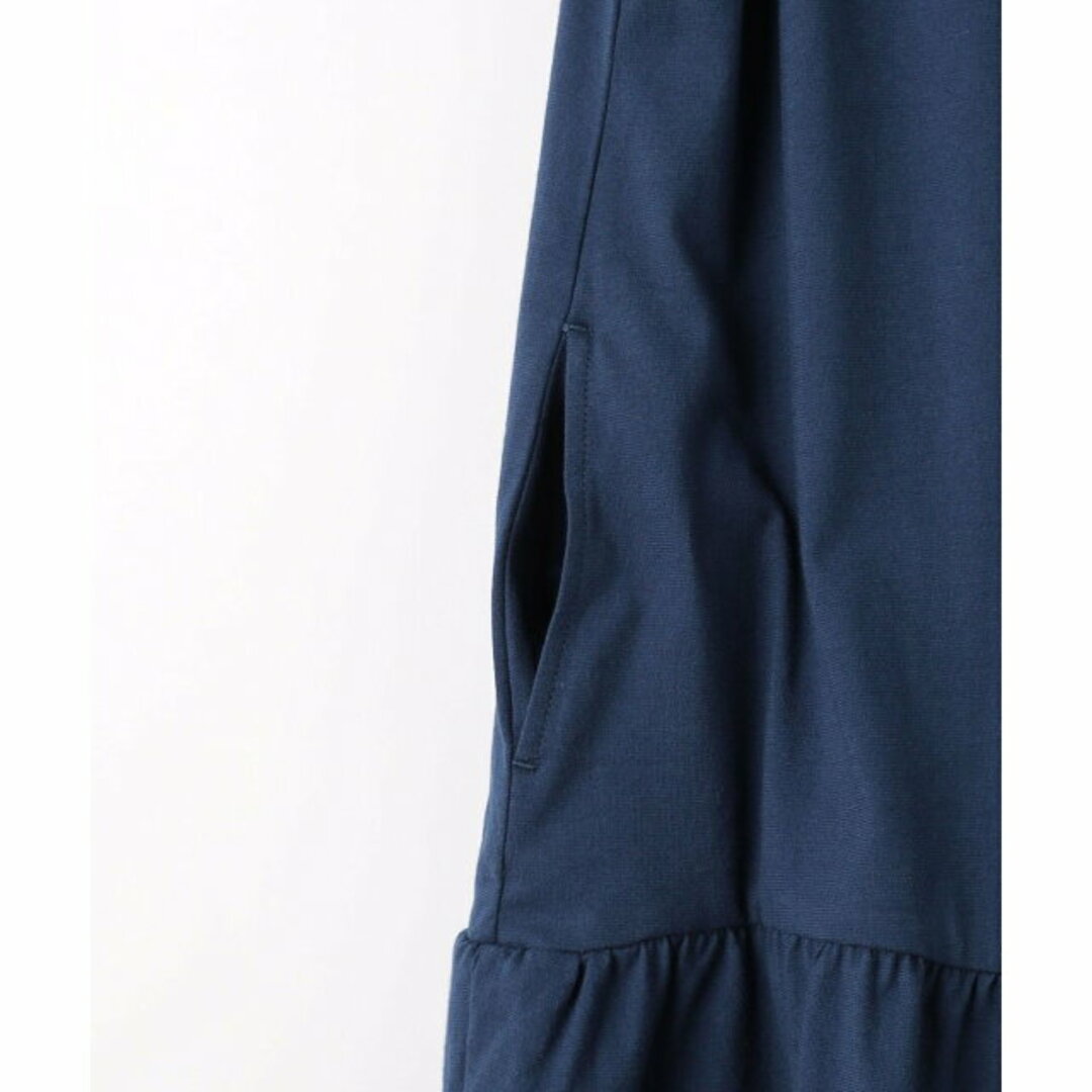 UNITED ARROWS green label relaxing(ユナイテッドアローズグリーンレーベルリラクシング)の【NAVY】TJ カレッジ ストライプフリル ワンピース 100cm-130cm キッズ/ベビー/マタニティのキッズ服女の子用(90cm~)(ワンピース)の商品写真