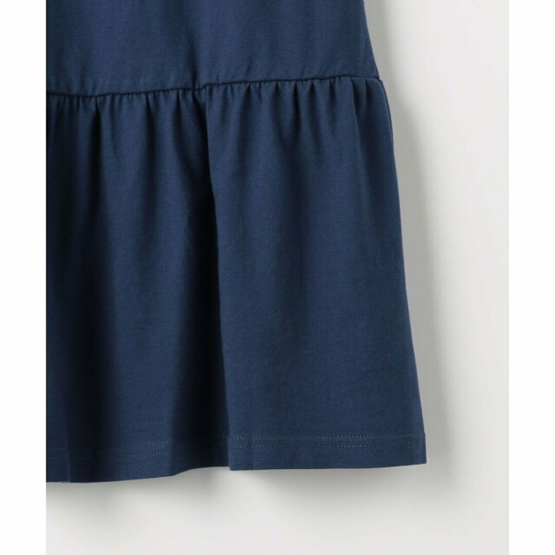 UNITED ARROWS green label relaxing(ユナイテッドアローズグリーンレーベルリラクシング)の【NAVY】TJ カレッジ ストライプフリル ワンピース 100cm-130cm キッズ/ベビー/マタニティのキッズ服女の子用(90cm~)(ワンピース)の商品写真