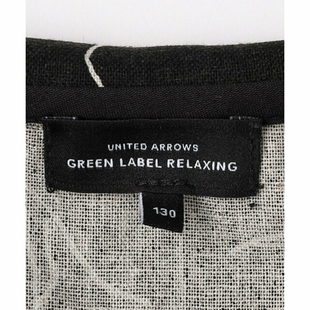 UNITED ARROWS green label relaxing(ユナイテッドアローズグリーンレーベルリラクシング)の【BLACK】【130cm】TJ アートフラワー ロング ワンピース 110cm-130cm キッズ/ベビー/マタニティのキッズ服女の子用(90cm~)(ワンピース)の商品写真