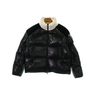 モンクレール(MONCLER)のMONCLER モンクレール ダウンジャケット/ダウンベスト 1(S位) 黒 【古着】【中古】(ダウンジャケット)