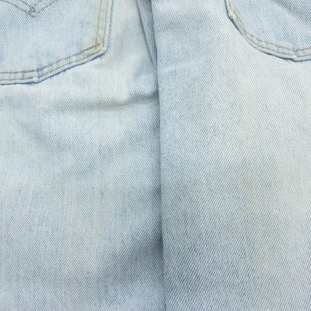 Levi's(リーバイス)のW31★古着 リーバイス Levis 550 ショート パンツ ショーツ メンズ 90年代 90s USA製 薄紺 ネイビー デニム 23jun12 中古 ボトムス 短パン ショーパン ハーフ メンズのパンツ(ワークパンツ/カーゴパンツ)の商品写真