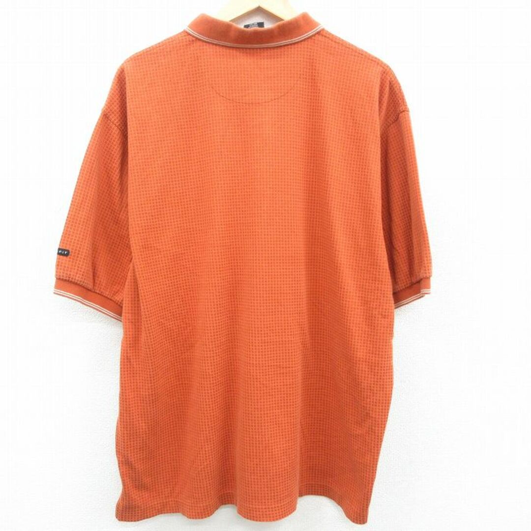 NIKE(ナイキ)のXL★古着 ナイキ NIKE 半袖 ブランド ポロ シャツ メンズ 90年代 90s ドライフィット ロングホーン 大きいサイズ 茶他 ブラウン 23jun17 中古 トップス メンズのトップス(ポロシャツ)の商品写真