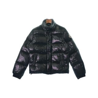 モンクレール(MONCLER)のMONCLER モンクレール ダウンジャケット/ダウンベスト 1(S位) 黒 【古着】【中古】(ダウンジャケット)