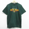 L★古着 半袖 ビンテージ Tシャツ メンズ 90年代 90s ホットロッド …