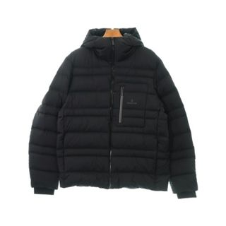 モンクレール(MONCLER)のMONCLER モンクレール ダウンジャケット/ダウンベスト 4(XL位) 黒 【古着】【中古】(ダウンジャケット)