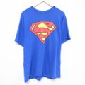 XL★古着 半袖 Tシャツ メンズ DCコミックス スーパーマン 大きいサイズ…