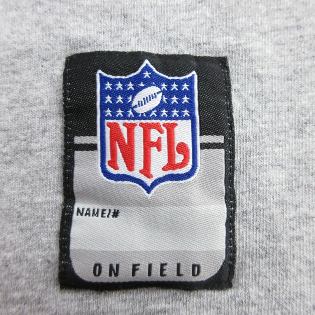 Reebok(リーボック)のXL★古着 リーボック REEBOK 長袖 ビンテージ Tシャツ メンズ 00年代 00s NFL ニューイングランドペイトリオッツ 大きいサイズ クルーネック グレー 霜降り アメフト スーパーボウル 23jun12 中古 メンズのトップス(Tシャツ/カットソー(半袖/袖なし))の商品写真