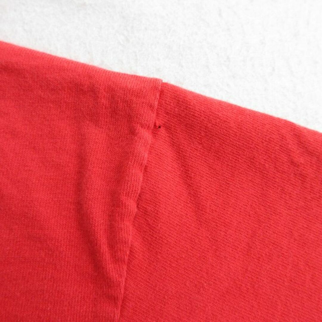 L★古着 長袖 ビンテージ Tシャツ メンズ 00年代 00s カージナルス アメフト コットン クルーネック 赤 レッド 23jun13 中古 メンズのトップス(Tシャツ/カットソー(半袖/袖なし))の商品写真