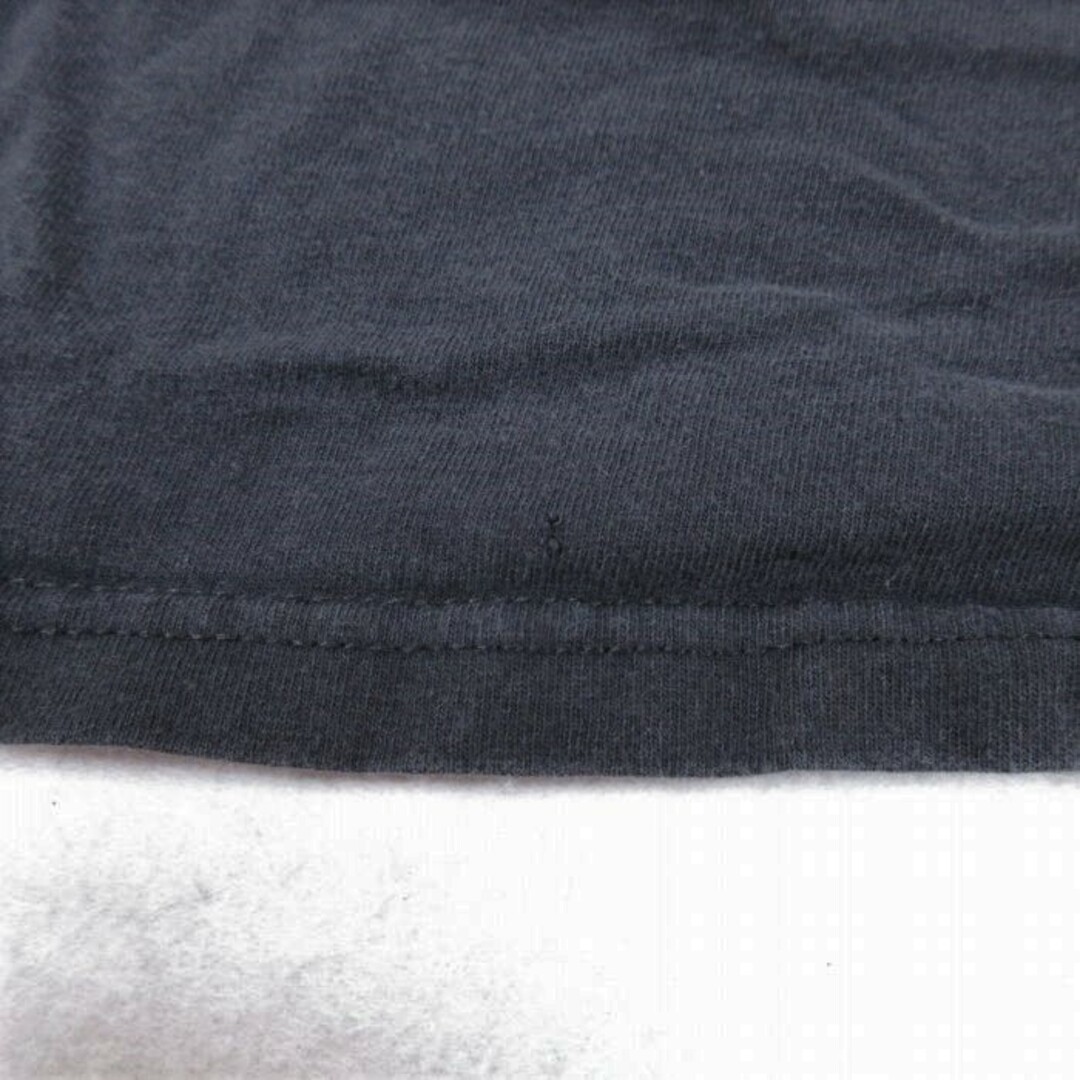 Champion(チャンピオン)のXL★古着 チャンピオン Champion 半袖 ブランド Tシャツ メンズ UALBANY コットン クルーネック 黒 ブラック 23jun12 中古 メンズのトップス(Tシャツ/カットソー(半袖/袖なし))の商品写真