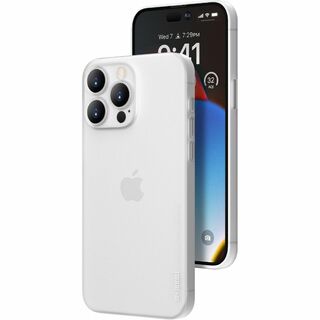 【色: Trans-White】「0.3㎜極薄」iPhone 15 Pro対応ケ(その他)