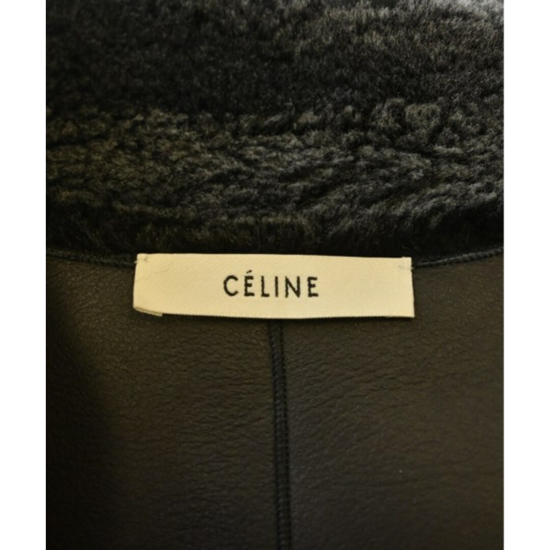 celine(セリーヌ)のCELINE セリーヌ ムートンコート 36(XS位) グレー 【古着】【中古】 レディースのジャケット/アウター(ムートンコート)の商品写真