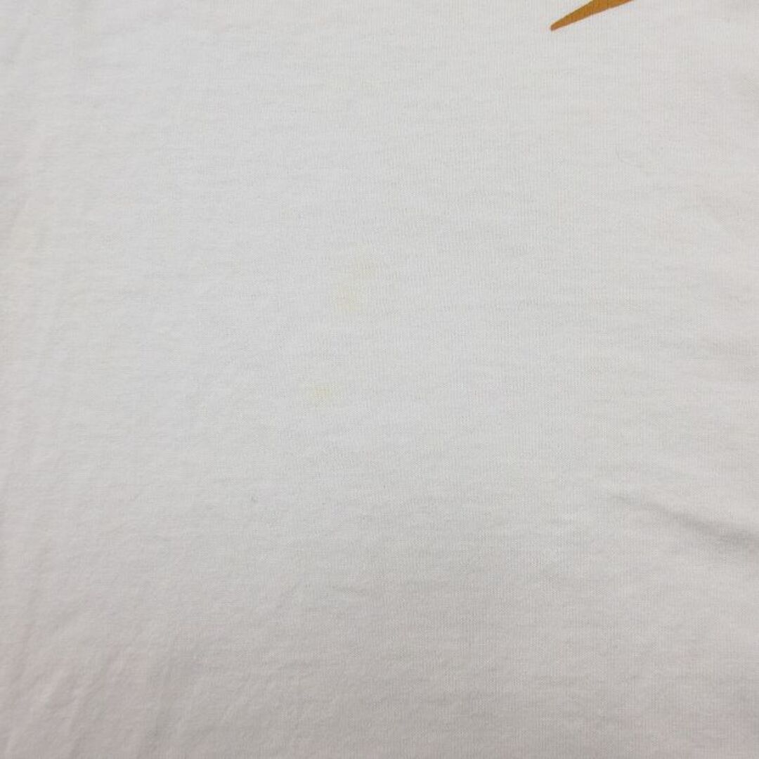 FILA(フィラ)のXL★古着 半袖 ビンテージ Tシャツ メンズ 90年代 90s ANDA フィラデルフィア クルーネック USA製 白 ホワイト 23jun12 中古 メンズのトップス(Tシャツ/カットソー(半袖/袖なし))の商品写真