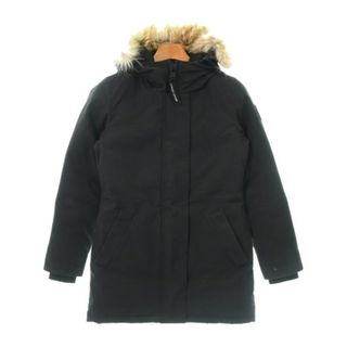 カナダグース(CANADA GOOSE)のCANADA GOOSE カナダグース ダウンコート XS 黒 【古着】【中古】(ダウンコート)