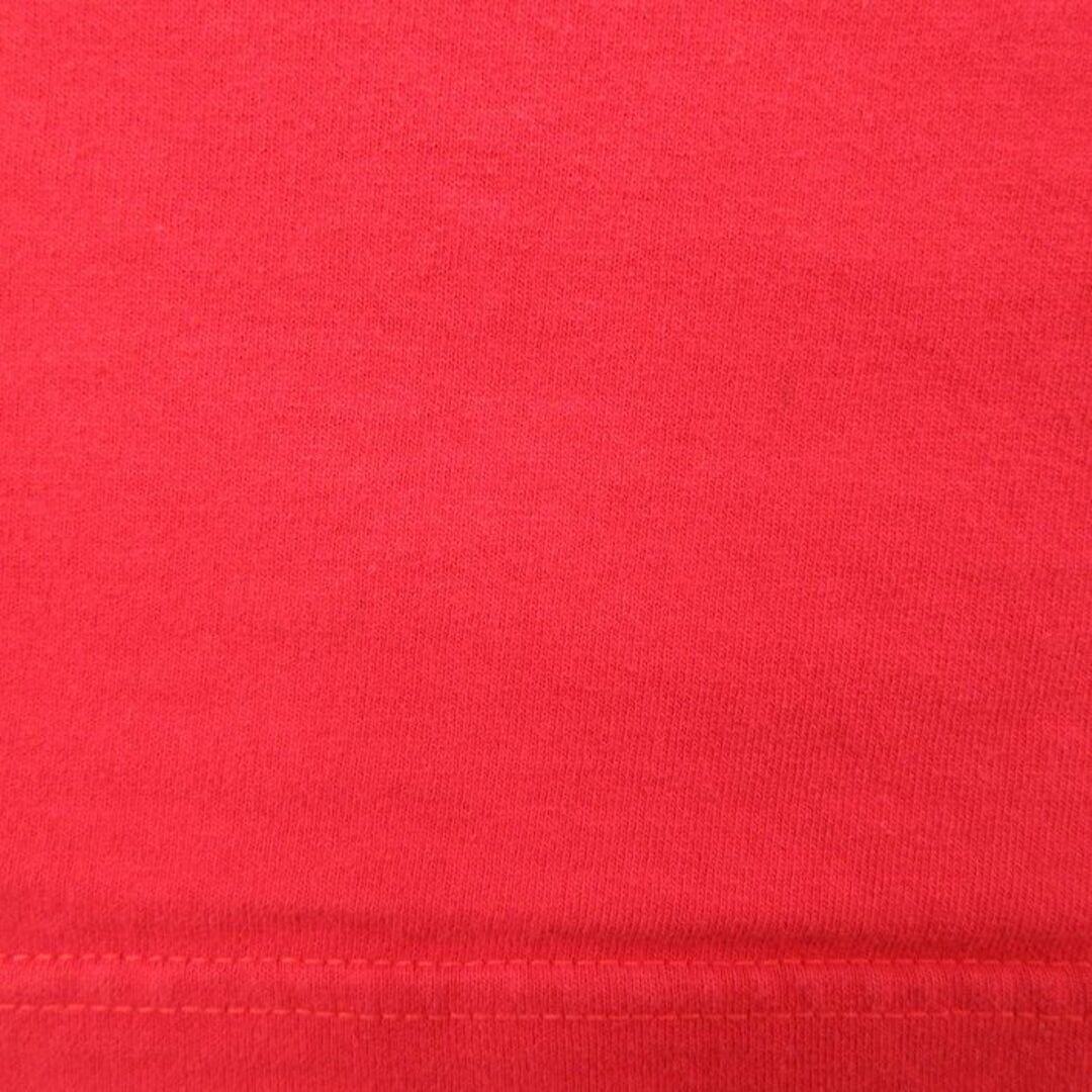 NAUTICA(ノーティカ)のXL★古着 ノーティカ NAUTICA ブランド 半袖 ビンテージ Tシャツ メンズ 90年代 90s ビッグロゴ 大きいサイズ コットン クルーネック USA製 赤 レッド 23jun12 中古 メンズのトップス(Tシャツ/カットソー(半袖/袖なし))の商品写真