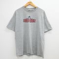 XL★古着 アディダス adidas 半袖 ビンテージ Tシャツ メンズ 00年代 00s MLB ボストンレッドソックス ワンポイントロゴ クルーネック グレー 霜降り メジャーリーグ ベースボール 野球 23jun13 中古