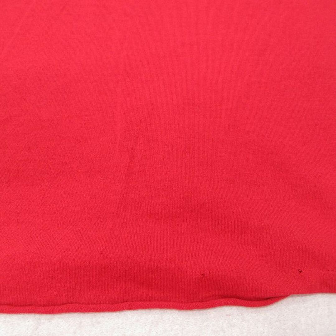 L★古着 半袖 ビンテージ Tシャツ メンズ 90年代 90s CROSSMEN クルーネック USA製 赤 レッド 23jun15 中古 メンズのトップス(Tシャツ/カットソー(半袖/袖なし))の商品写真