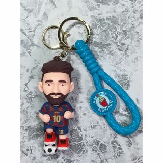 「リオネル・メッシ/サッカー　マスコット キーホルダー」(記念品/関連グッズ)