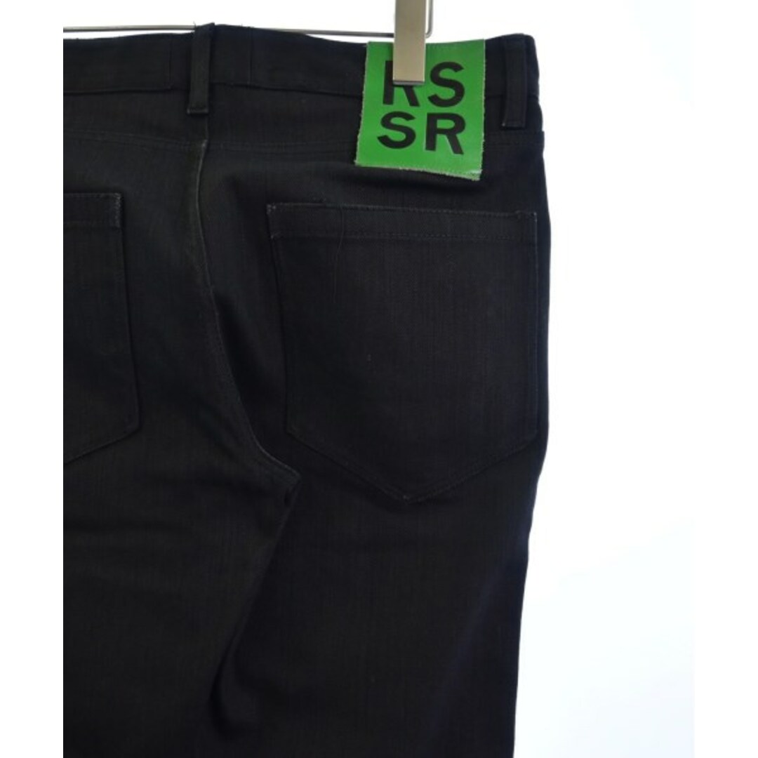 RAF SIMONS(ラフシモンズ)のRAF SIMONS ラフシモンズ デニムパンツ 46(M位) 黒 【古着】【中古】 メンズのパンツ(デニム/ジーンズ)の商品写真