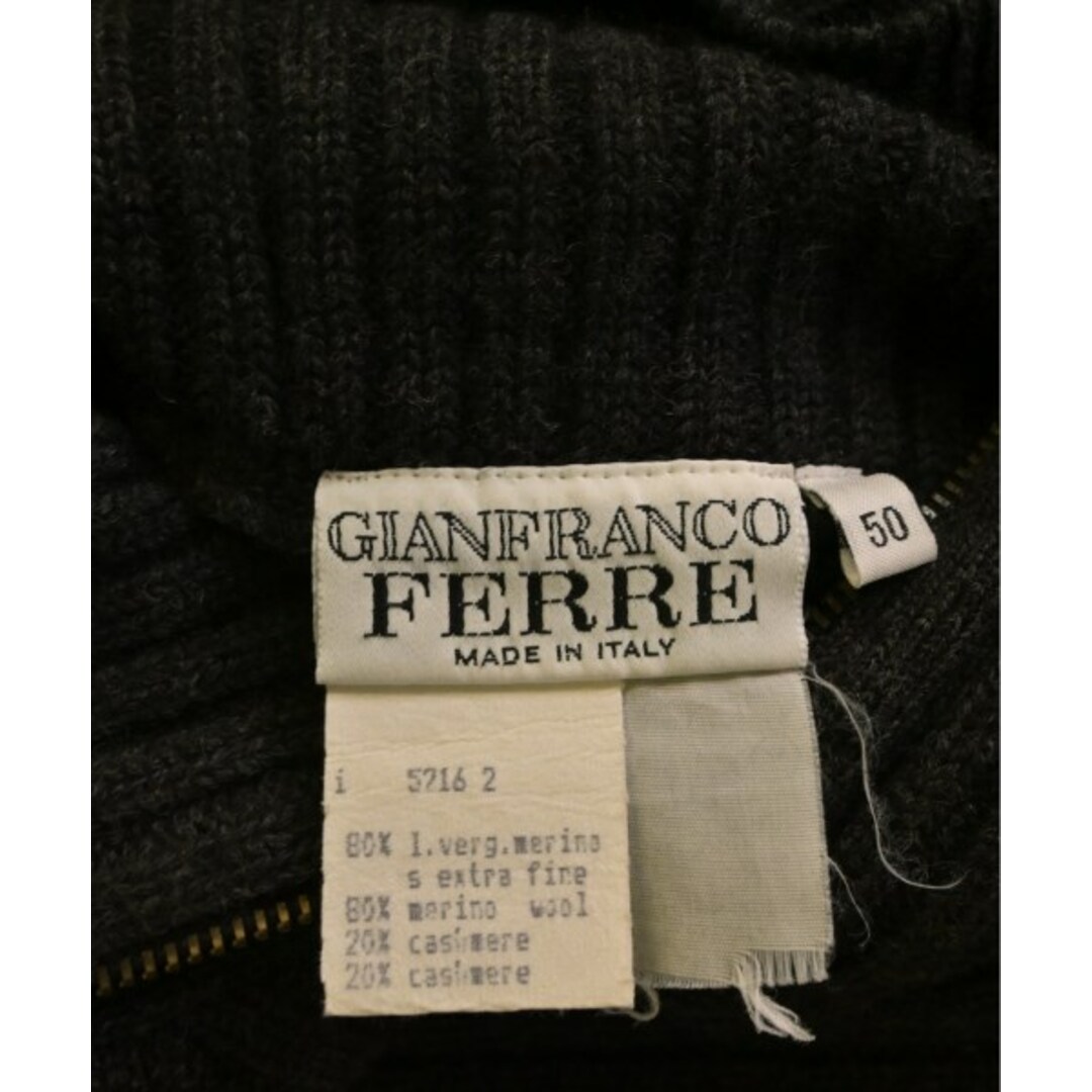 Gianfranco FERRE(ジャンフランコフェレ)のGIANFRANCO FERRE ニット・セーター 50(XL位) グレー 【古着】【中古】 メンズのトップス(ニット/セーター)の商品写真