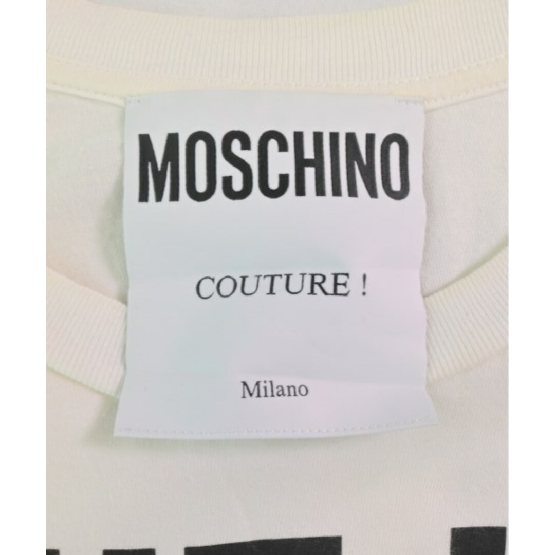 MOSCHINO(モスキーノ)のMOSCHINO モスキーノ Tシャツ・カットソー -(M位) 白 【古着】【中古】 メンズのトップス(Tシャツ/カットソー(半袖/袖なし))の商品写真