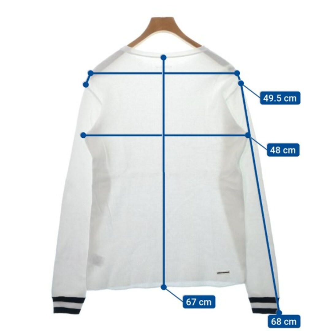 uniform experiment(ユニフォームエクスペリメント)のuniform experiment Tシャツ・カットソー 1(S位) 白 【古着】【中古】 メンズのトップス(Tシャツ/カットソー(半袖/袖なし))の商品写真