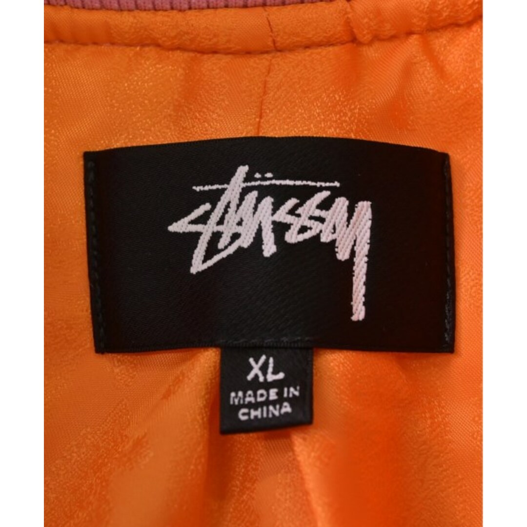 STUSSY(ステューシー)のSTUSSY ステューシー ミリタリーブルゾン XL ピンク 【古着】【中古】 メンズのジャケット/アウター(ミリタリージャケット)の商品写真