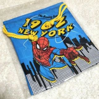 マーベル(MARVEL)のスパイダーマン巾着袋給食袋コップ袋ランチ入園入学新学期通園通学小物マーベルＣ(キャラクターグッズ)