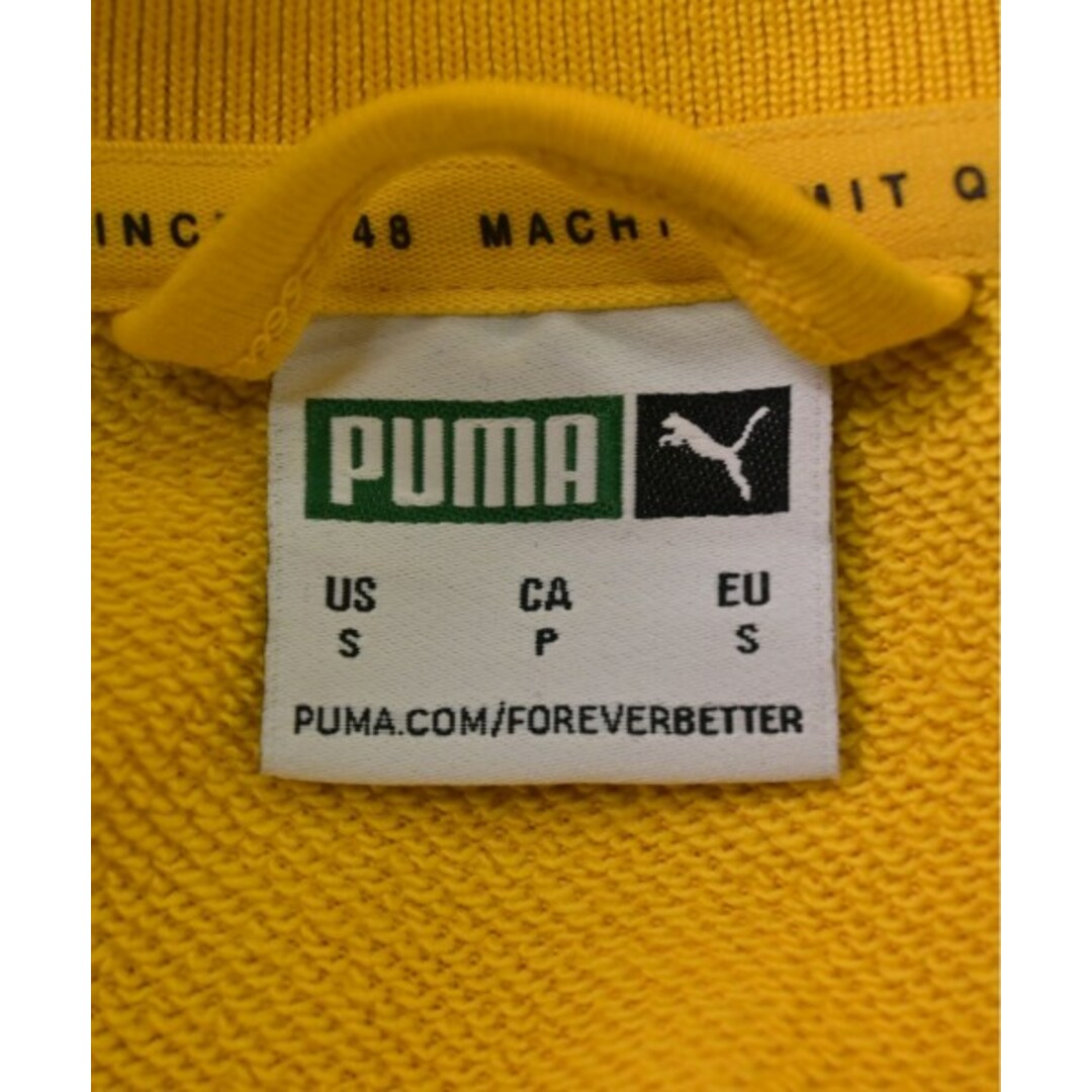 PUMA(プーマ)のPUMA プーマ スウェット M 黄 【古着】【中古】 レディースのトップス(トレーナー/スウェット)の商品写真