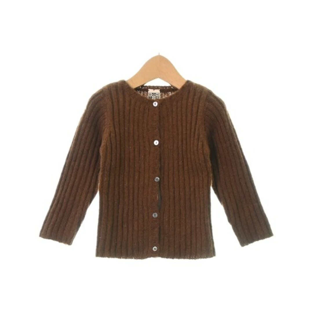 BONTON ボントン ニット 4 茶 【古着】【中古】 キッズ/ベビー/マタニティのキッズ服女の子用(90cm~)(ニット)の商品写真