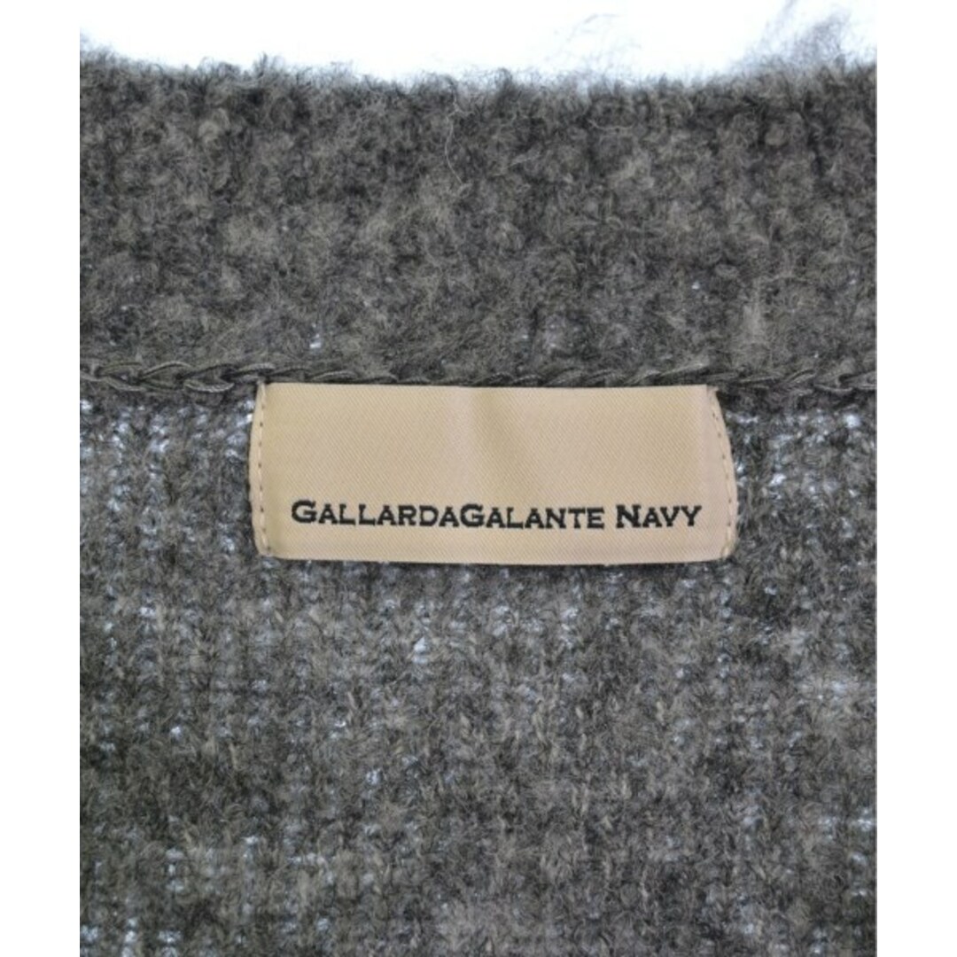 GALLARDAGALANTE NAVY(ガリャルダガランテネイビー)のGALLARDAGALANTE NAVY カーディガン F グレー 【古着】【中古】 レディースのトップス(カーディガン)の商品写真