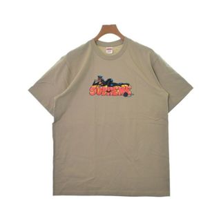 シュプリーム(Supreme)のSupreme シュプリーム Tシャツ・カットソー L ベージュ 【古着】【中古】(Tシャツ/カットソー(半袖/袖なし))