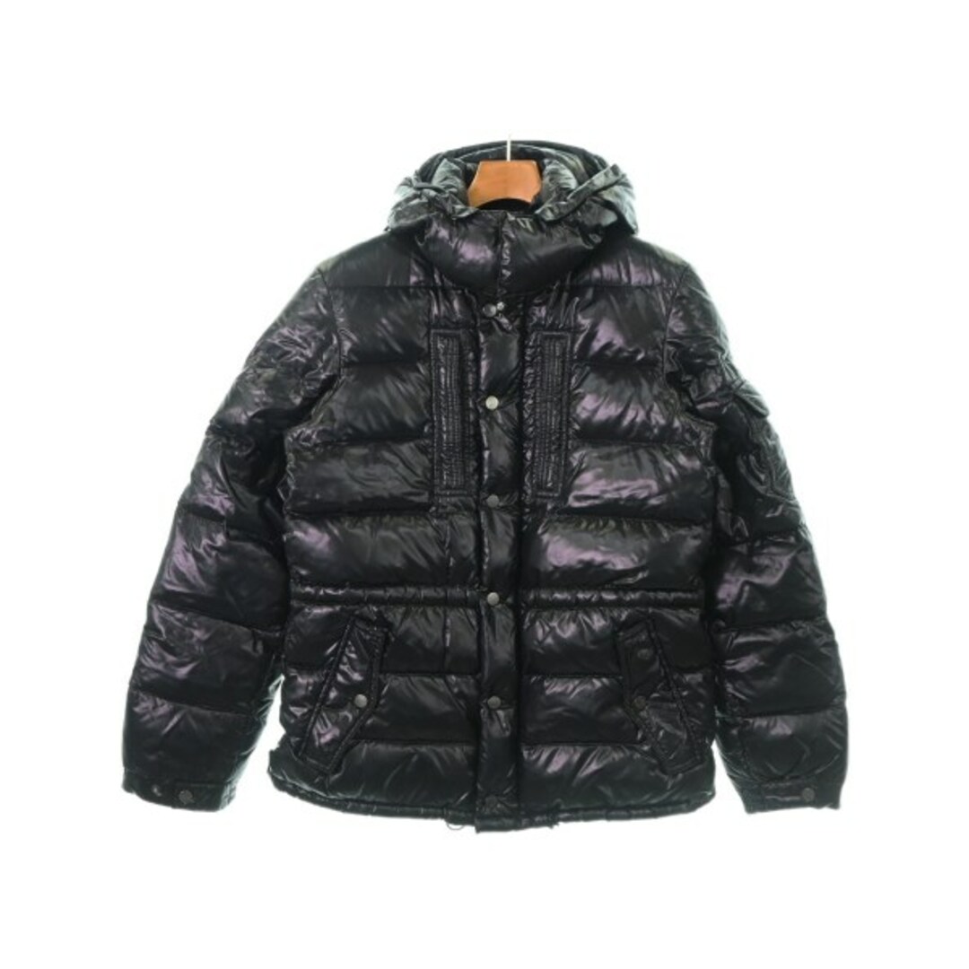 MONCLER(モンクレール)のMONCLER モンクレール ダウンジャケット/ダウンベスト 1(S位) 黒 【古着】【中古】 メンズのジャケット/アウター(ダウンジャケット)の商品写真