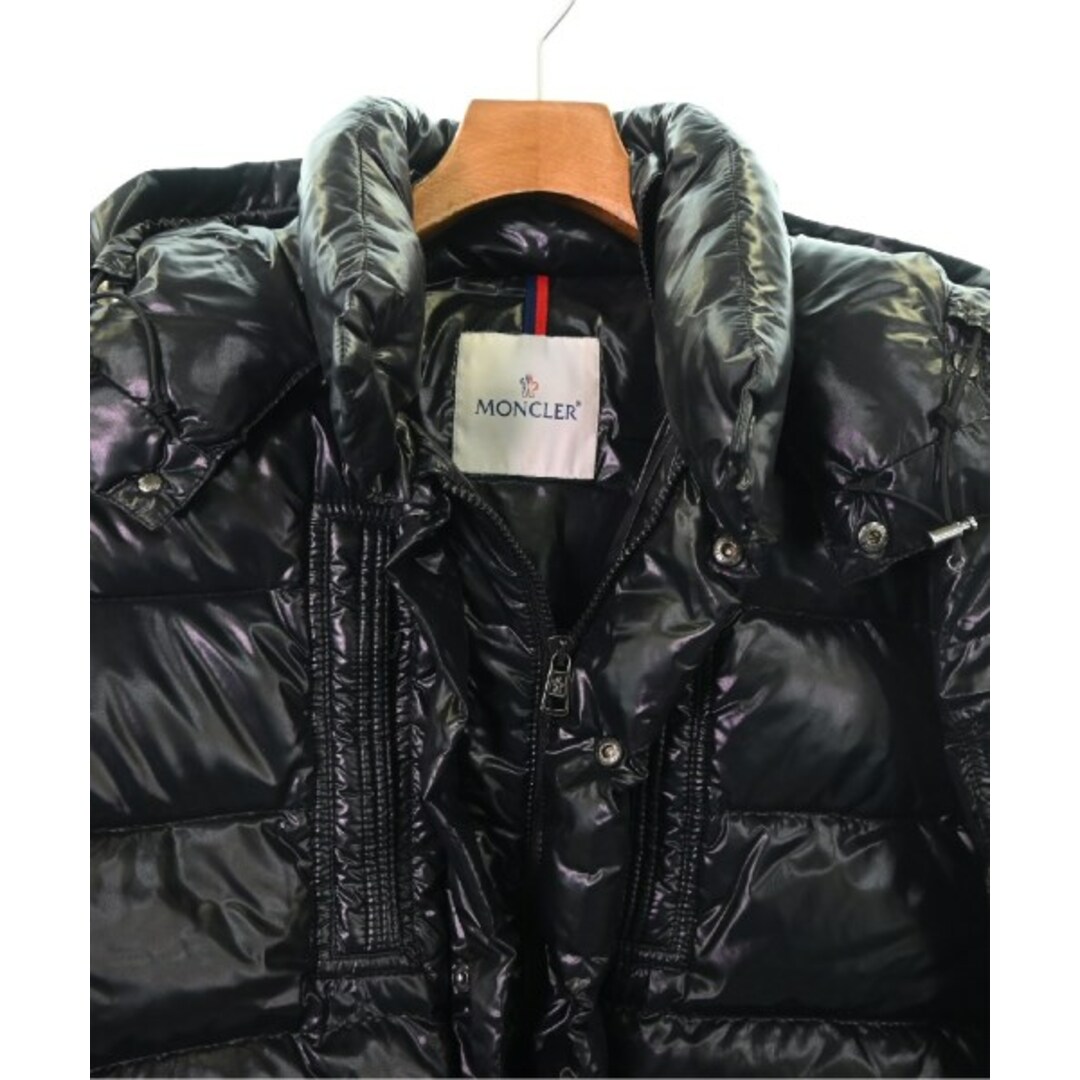 MONCLER(モンクレール)のMONCLER モンクレール ダウンジャケット/ダウンベスト 1(S位) 黒 【古着】【中古】 メンズのジャケット/アウター(ダウンジャケット)の商品写真