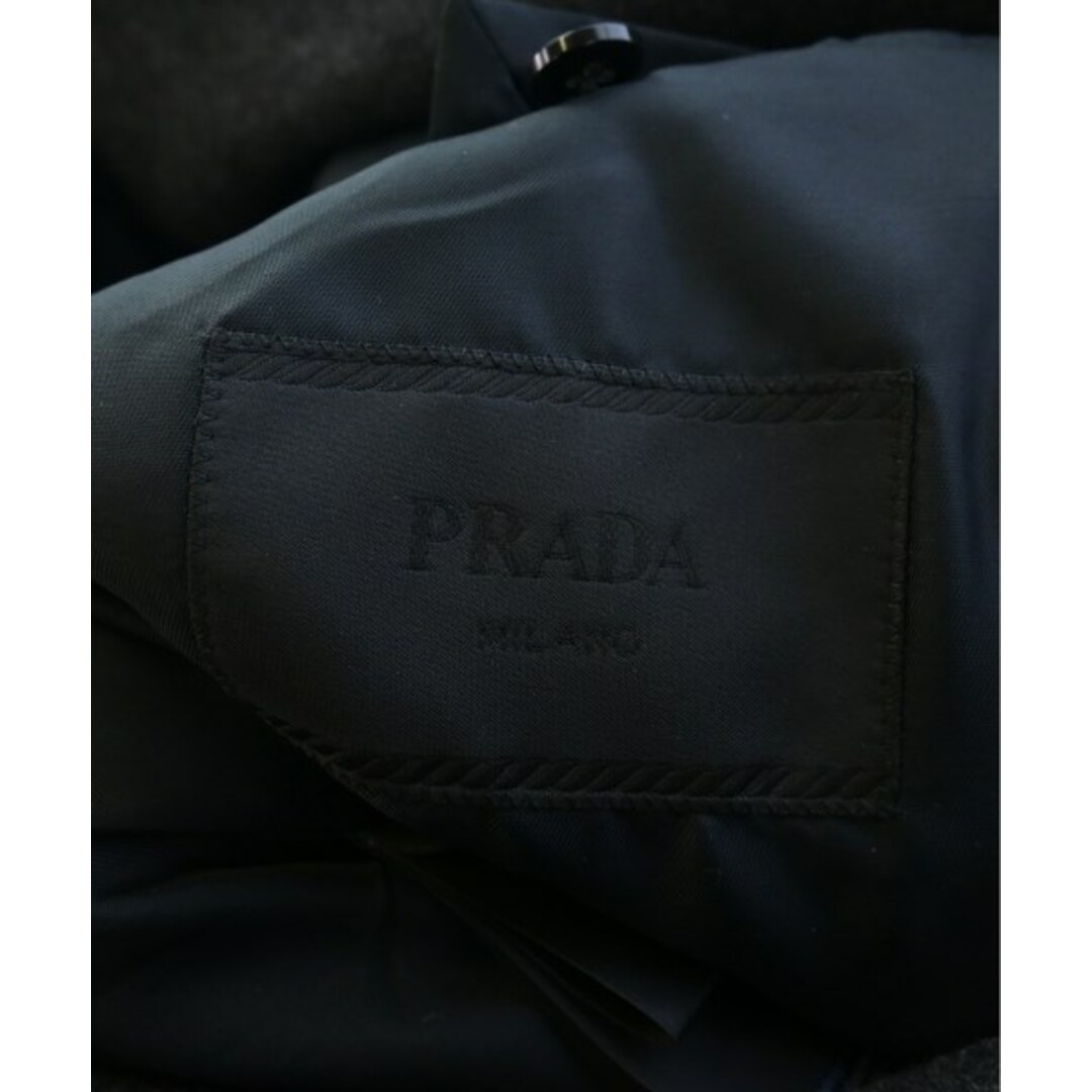 PRADA(プラダ)のPRADA プラダ ステンカラーコート 44(S位) グレー 【古着】【中古】 メンズのジャケット/アウター(ステンカラーコート)の商品写真