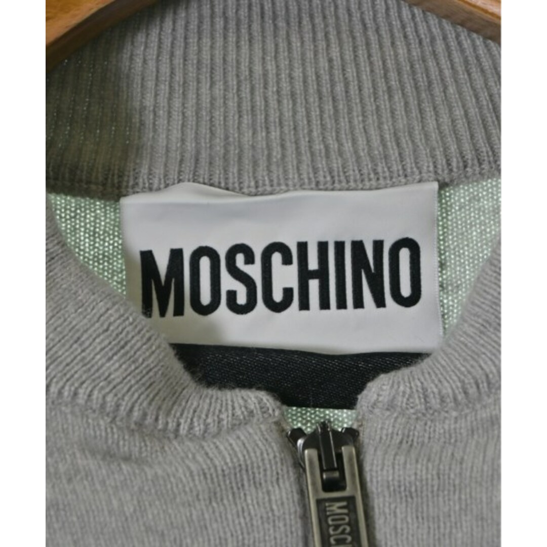 MOSCHINO(モスキーノ)のMOSCHINO モスキーノ カーディガン F グレー 【古着】【中古】 レディースのトップス(カーディガン)の商品写真