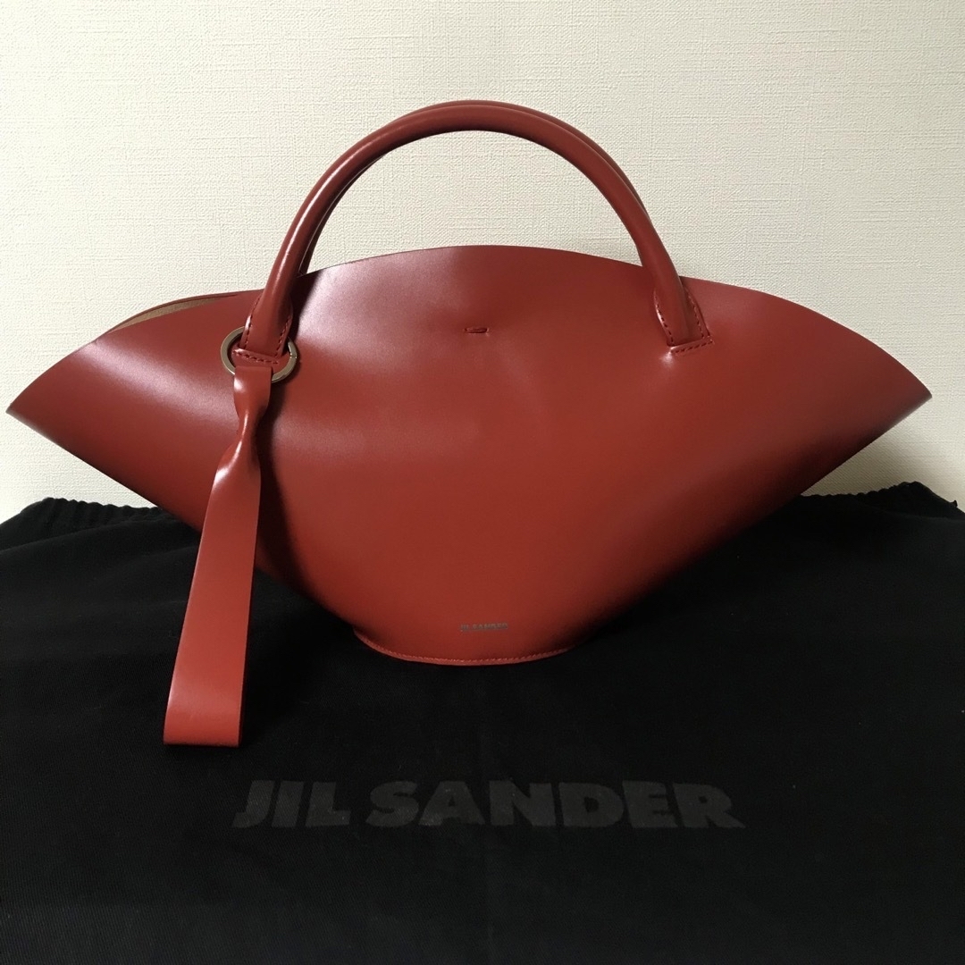 Jil Sander(ジルサンダー)の確実正規品 ジルサンダー ソンブレロ  ハンドバッグ イタリア製 レザー 巾着 レディースのバッグ(ハンドバッグ)の商品写真