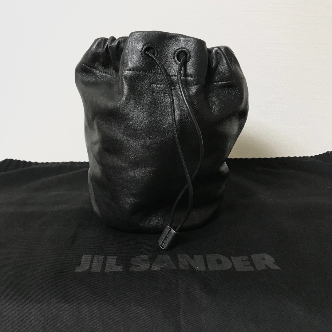 Jil Sander(ジルサンダー)の確実正規品 ジルサンダー ソンブレロ  ハンドバッグ イタリア製 レザー 巾着 レディースのバッグ(ハンドバッグ)の商品写真